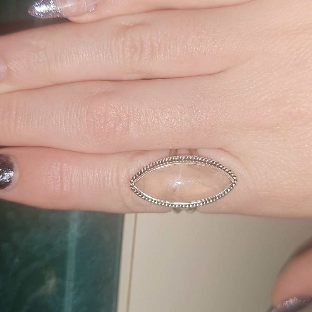 Sterling Silver Stone Ring